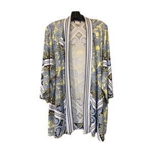 SOMA Loungewear Kimono w Blue Lounge Pants